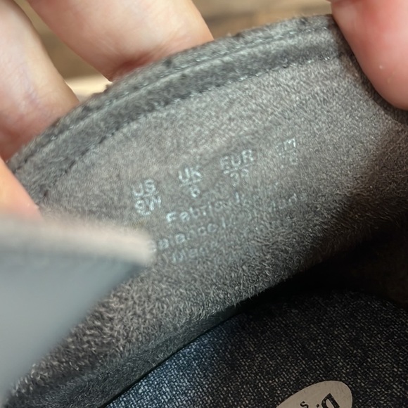 Dr. Scholls Womens Rate Gray Grey Microfiber Perforated Zip Ankle Boots 9 wide - Picture 8 of 9